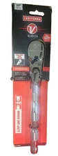 Craftsman 1/2" Drive Flex Head Chrome 10" Ratchet CMMT86332V, V Series, NEW