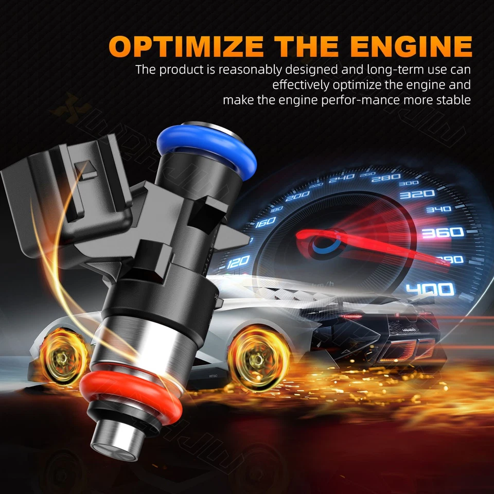 Juego de 6 inyectores de combustible originales para Dodge Journey 2011-2017 3,6 L V6 Foto 3 de 4