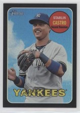 2018 Topps Heritage Chrome Black Refractor 20/69 Starlin Castro #THC-87 4c5