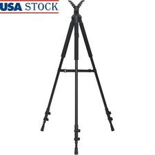 Adjustable Monopod Bipod Tripod 360 Degree Rotating Hunting Shooting Stand New