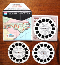 VIEW-MASTER NORTH CAROLINA TARHEEL STATE SAWYERS S6 A890 3 REEL SET