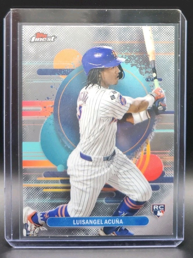 2025 Topps Finest LUISANGEL ACUNA Rookie RC Uncommon #108 NEW YORK METS