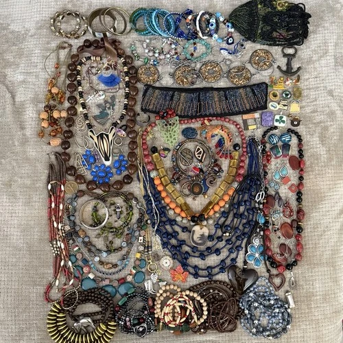 Vintage to Modern Wearable Costume Jewelry Lot 110+ Pcs