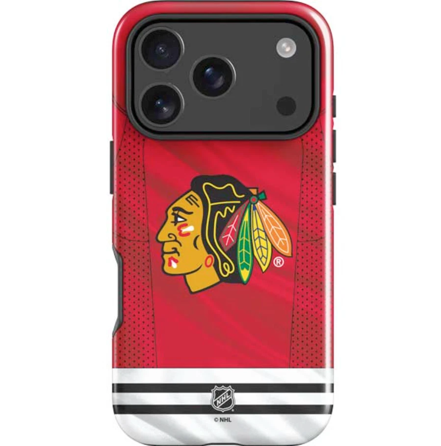 NHL Blackhawks Red Stripes iPhone Case