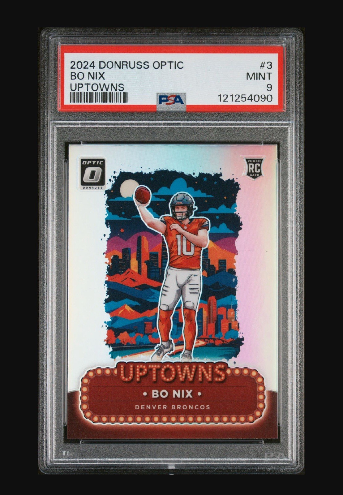 2024 Panini Donruss Optic - Uptowns Bo Nix #3 (RC)