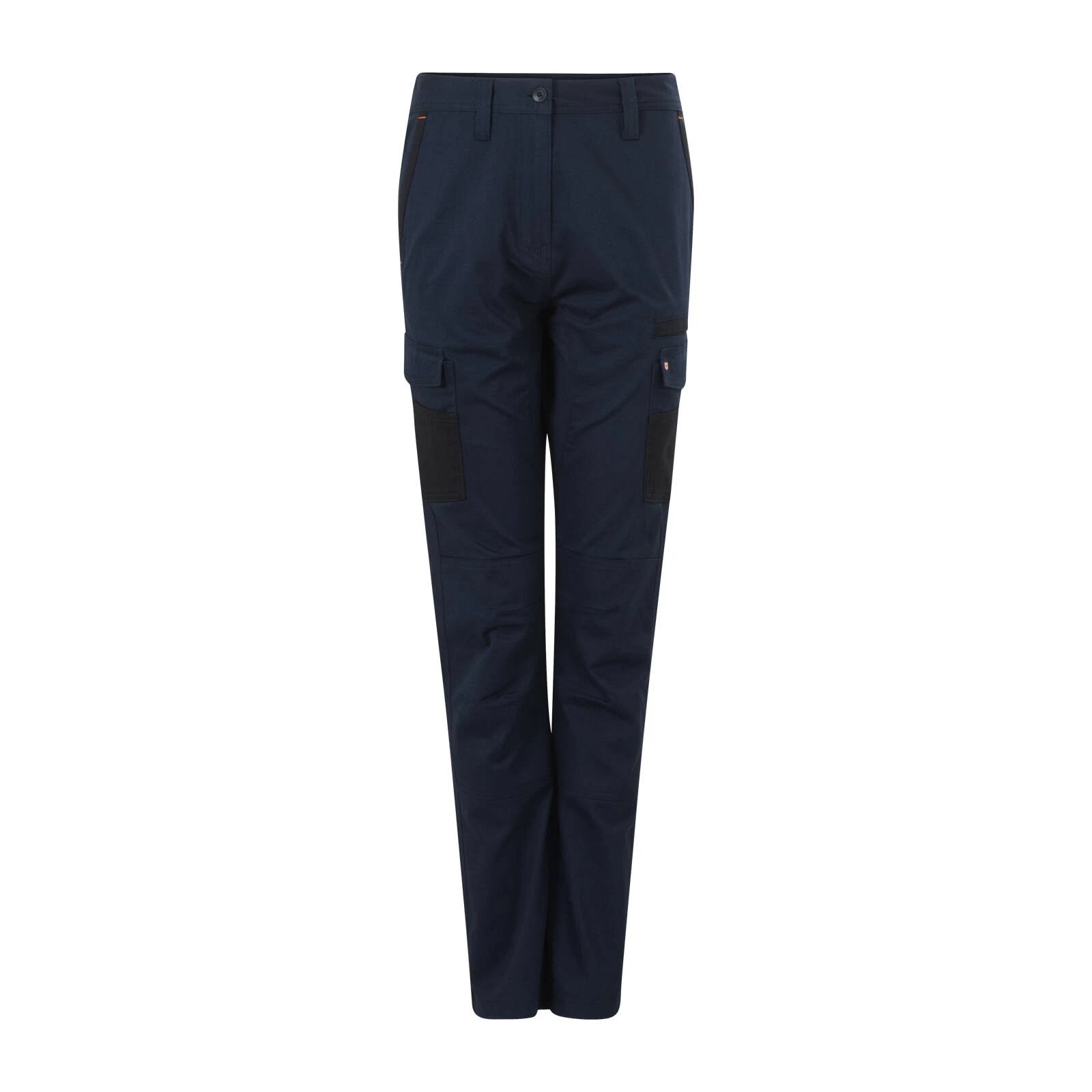 Citeco Size 10 Navy Womens Cotton Stretch Cargo Pant