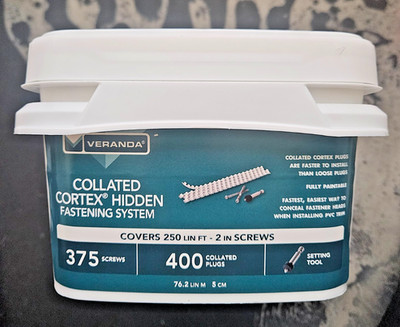 FastenMaster Collated Cortex Hidden Fastening System Veranda Trim - 2 inch