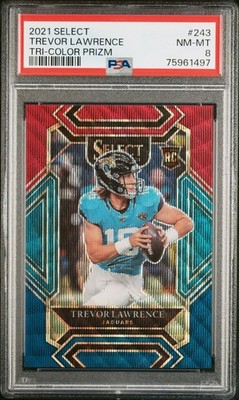 2021 Select - Club Level Trevor Lawrence #243 Tri-Color Prizm /149 (RC) Rookie