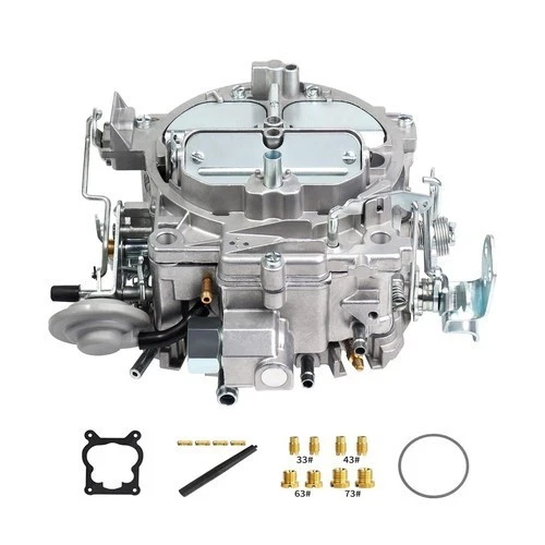 Rochester Carburetor 4 Barrel for Chevy 350 396 427 750CFM Manual Choke 1901R Foto 2 de 4