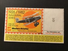 ICOLLECTZONE US Western Airletter Inaugural Issue VF NH