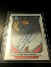 2014 Bowman Chrome CODY ANDERSON Auto
