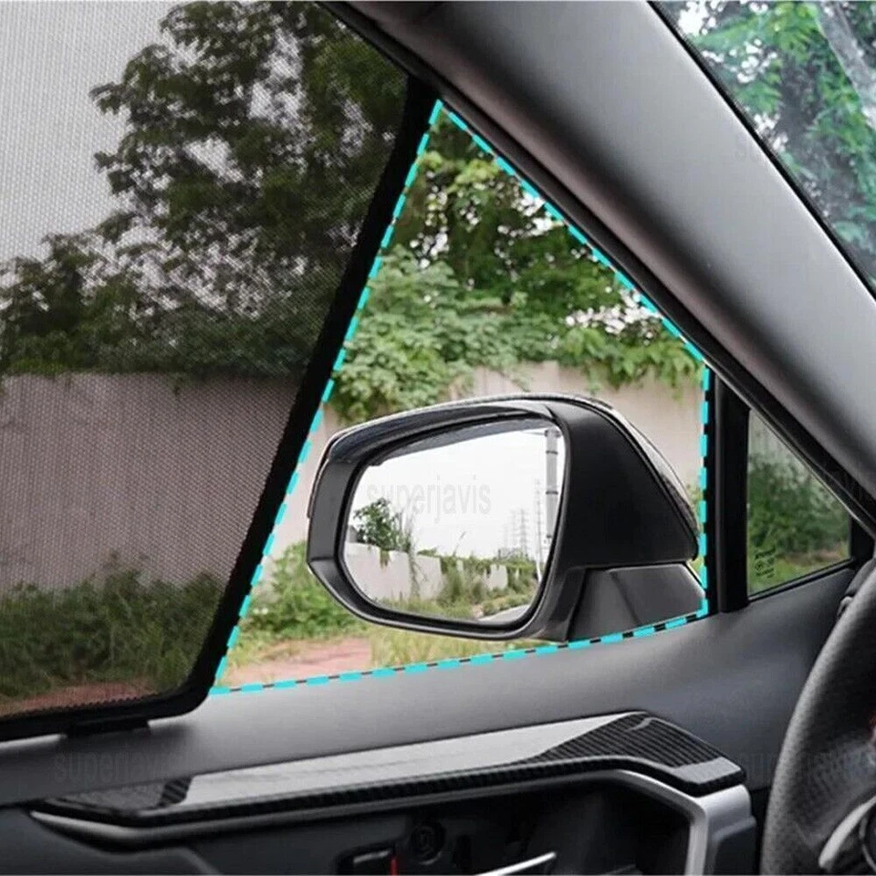 Magnetic Window Sunshade For VW Golf 6 Wagon 08-12 Mesh Windshield Frame Curtain - Image 2 of 4