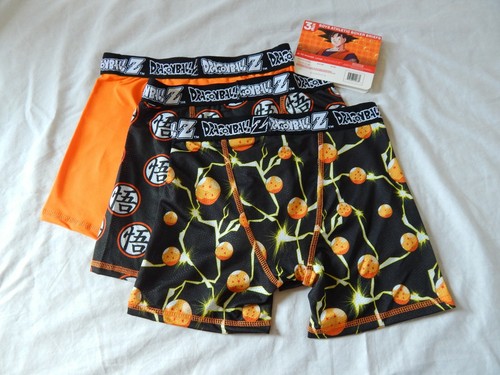Dragon Ball Z Boys Size 6 Wicking Underwear Boxer Briefs NEW Goku Underoos - Picture 10 of 12