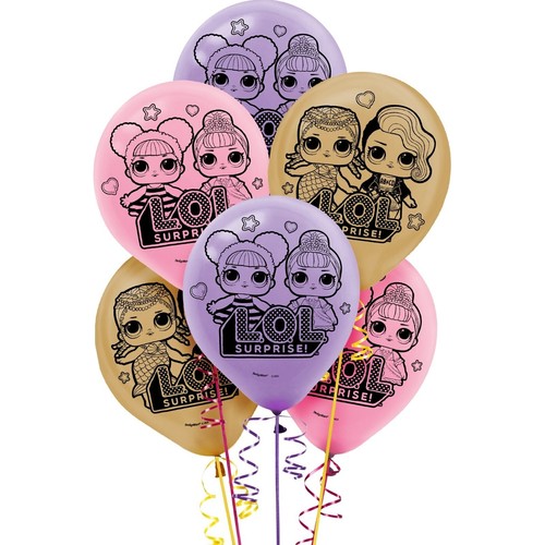LOL Surprise Dolls Glam Party Supplies Balloon Pack Birthday Girl Decorations - Picture 2 of 3