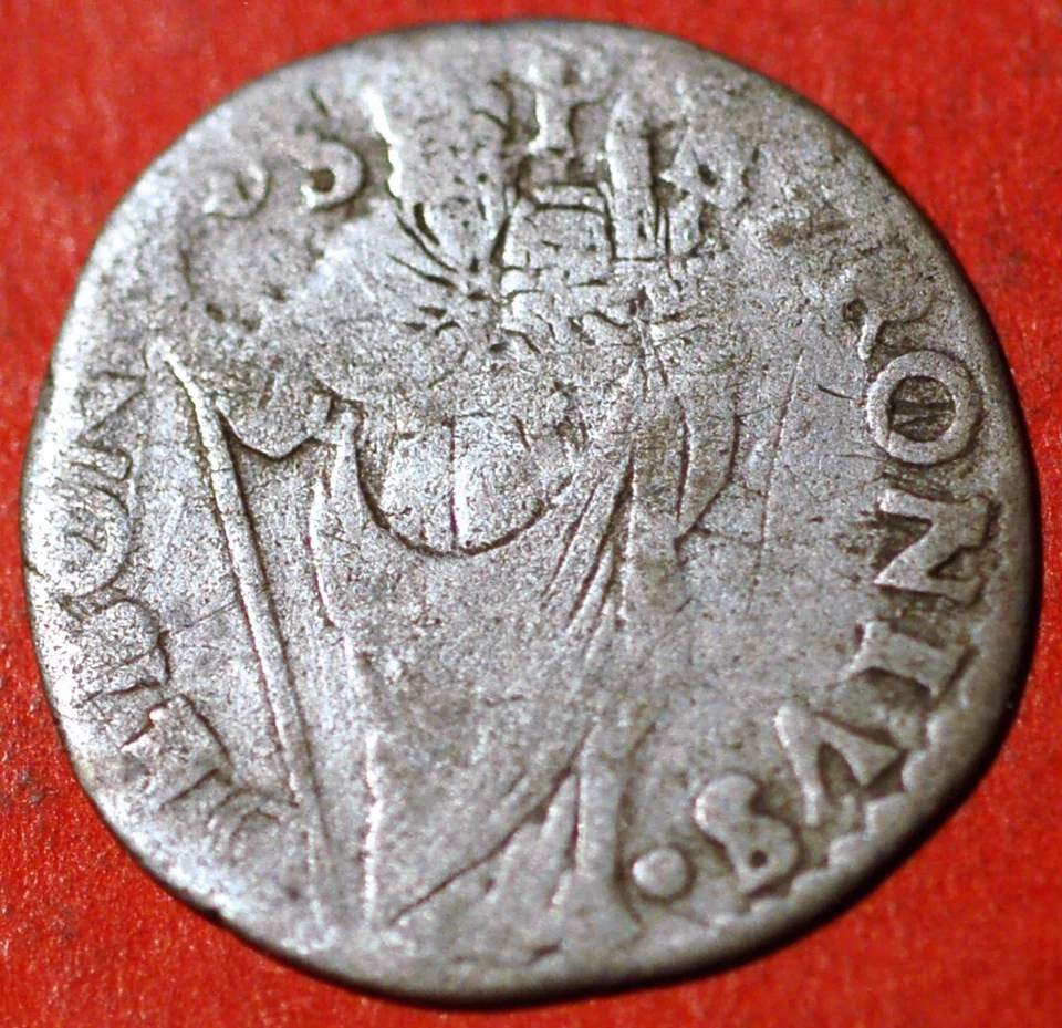 Italian Papal States Bologna Muraiola of 2 Bolognini 1676-1689 Innocent XI - Image 2 of 2