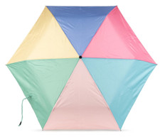 Ombrello antivento Roka London Waterloo XS ultra leggero luminoso arcobaleno riciclato