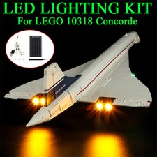 LED Light Kit For LEGOs Airbus Concorde Model Creative 10318 No Model