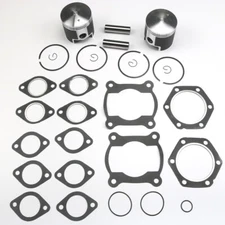 For 1986-1999 Polaris Indy Trail 488  Pistons Top End Gasket Kit Std Bore 72mm
