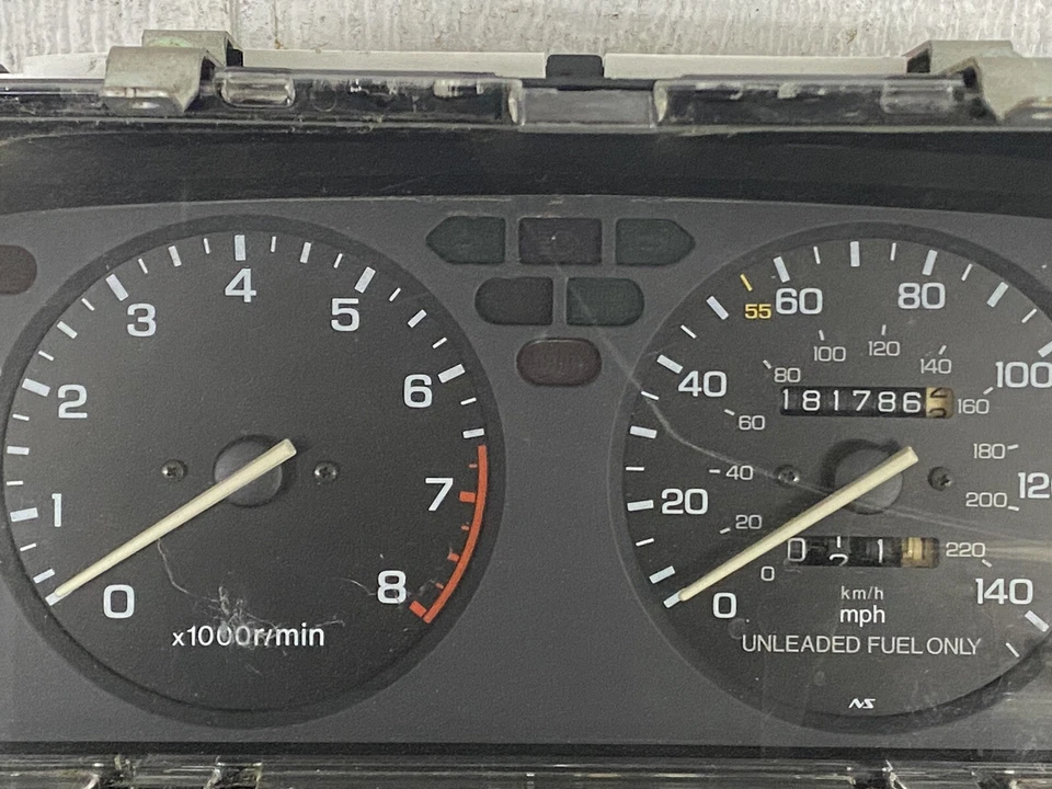 Cuadro de instrumentos velocímetro OEM 1990-1991 Acura Integra MT | 78100-SK7-A200 Foto 4 de 4