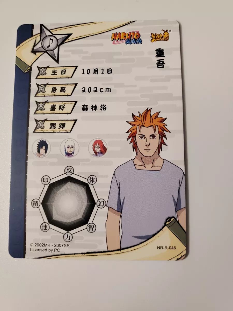 Naruto Kayou Chinese Card - Iruka Umino - NR-R-024 foil