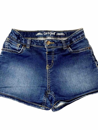 Old Navy Denim Skirt and Cat & Jack Denim Shorts SZ 10-12 Lot Of 2 - Picture 5 of 6