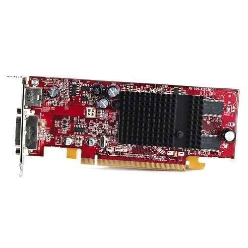 ATI Radeon X600 128MB DDR PCI Express (PCIe) DVI Low Profile Video Card w/TV-Out - Image 2 of 3