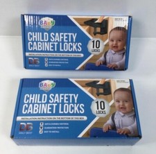 150 PIECES DB Child Safety Cabinet Drawer Locks CONTACTOR BULK DISCOUNT 15 BOXES
