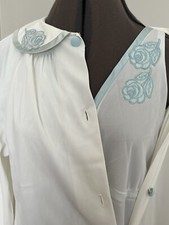 Vintage Gossard Artemis Floral Maxi Dressing Robe Nightgown Set Hollywood Glam