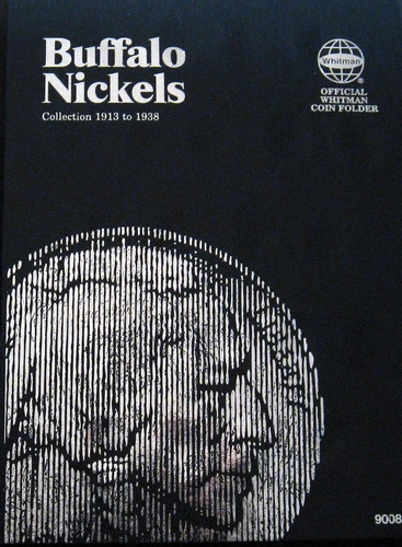 Whitman Buffalo Nickel Five Cent Coin Folder Album for 1913 - 1938