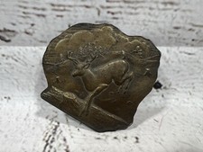 VTG Whitetail Deer Running Animal Wildlife Outdoors Hunting Metal Belt Buckle