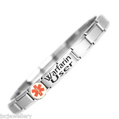 JSC ON WARFARIN MEDICAL ALERT ITALIAN CHARM
