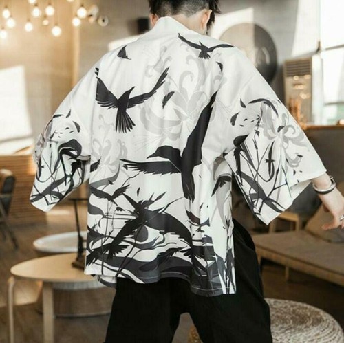 Men's Chinese style Jacket Printed 