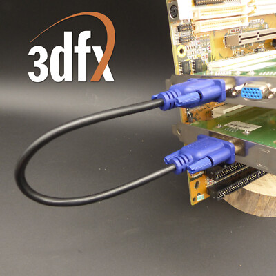3dfx Loopkabel Linkkabel VGA Brücke Voodoo I + II Voodoo 1 + 2