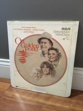VIDEODISC..ON GOLDEN POND 1982 3 ACADEMY AWARDS RCA CED CAPACITANCE ELECTRONIC