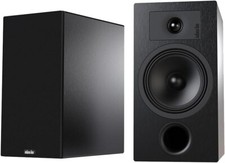 INDIANA LINE TESI 3 BLACK COPPIA DIFFUSORI DA SCAFFALE CON BASS REFLEX ANT. NERO