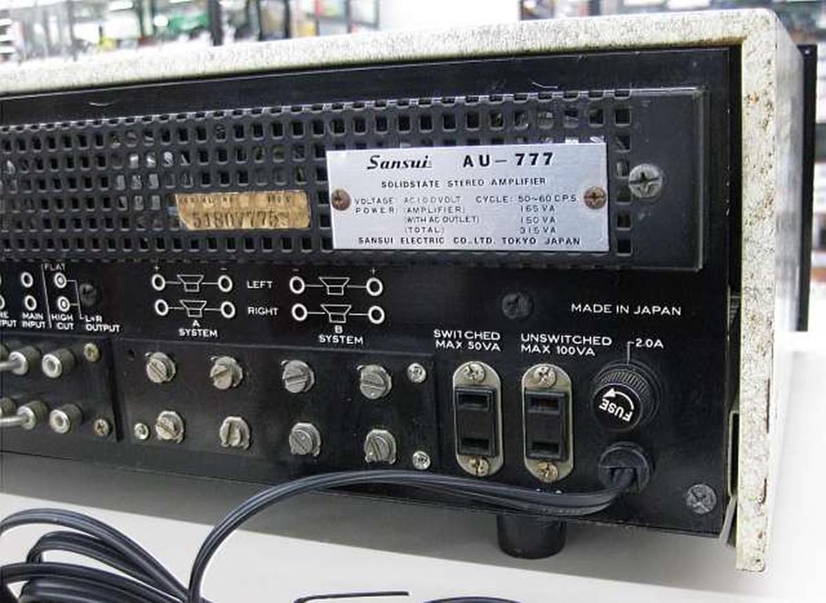 Sansui AU-777Dプリアンプ Sansui AU-777Dプリアンプ SANSUI AU-777Dの仕様 サンスイ