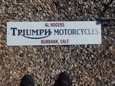 The Fastest Indian Triumph Motorcycles Burbank California sign