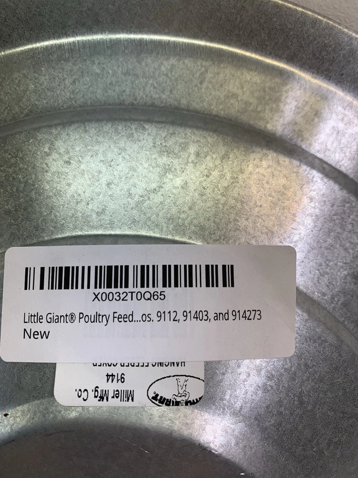 Little Giant Metal Hanging Poultry Chicken Feeder Cover NEW - Image 2 of 4