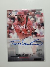 2022 Topps Stadium Club Tony Santillan #SCBA-TSA Rookie On Card Auto 
