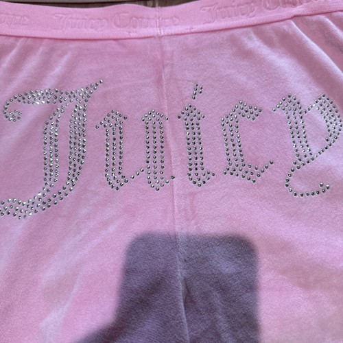 Juicy Couture 2pk Pink/Nude Velour Sleep/Loungewear Sleep Shorts Set. Sz L. NWT! - Picture 5 of 14