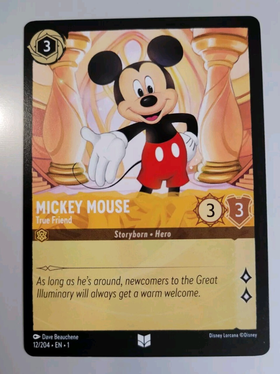 Disney Lorcana TCG The First Chapter: Mickey Mouse (012/204) - Uncommon - NM
