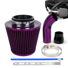3" Cold Air Intake Filter Induction Kit Aluminum Pipe Power Flow Hose System
