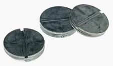 Hubbell Electrical Gray Lampholder Closure Plugs