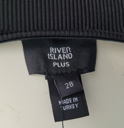 BNWT River Island Plus Long Sleeved Sweetheart Neck Stretchy Ribbed Top Size 28 - Picture 6 of 8
