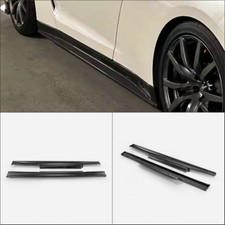 For 08-17 R35 GTR ZeL Style Fiberglass Side Skirt Pair Tuning Body Kits