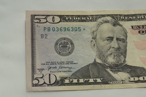 50 dollar bill star note 2017 A - Picture 3 of 4