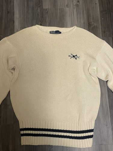 R.L. P.C. Polo Club Tan Knit Sweater 