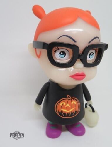 DANIEL CLOWES Little ENID DOLL Halloween GITD Toy Figure Ghost World Presspop - Picture 1 of 5