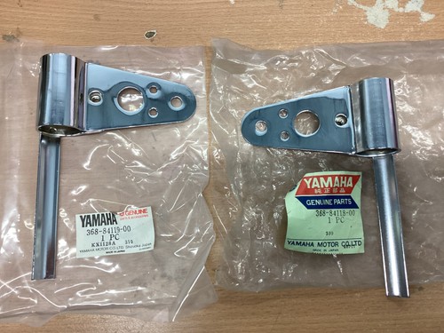 GENUINE YAMAHA PARTS LEFT & RIGHT HEAD LAMP STAY GT50 1973-1974 GT80 1973-1974 - Picture 2 of 9