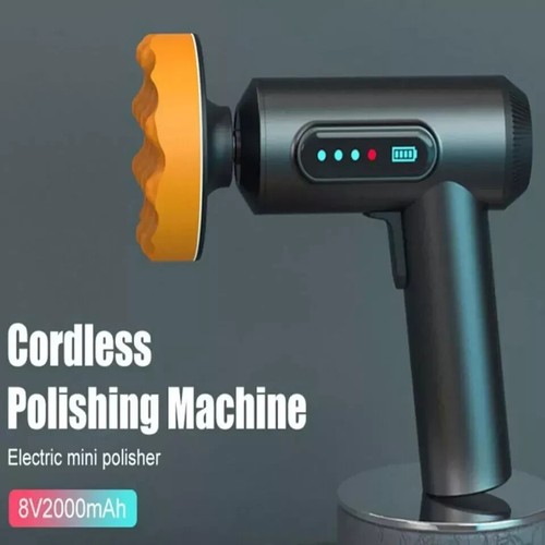 Lucidatrice per auto senza fili wireless elettrica ricaricabile - Foto 4 di 5